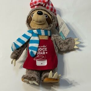Gemmy 13" Slow Cookin' Crock Star Singing Dancing Christmas Animated Sloth